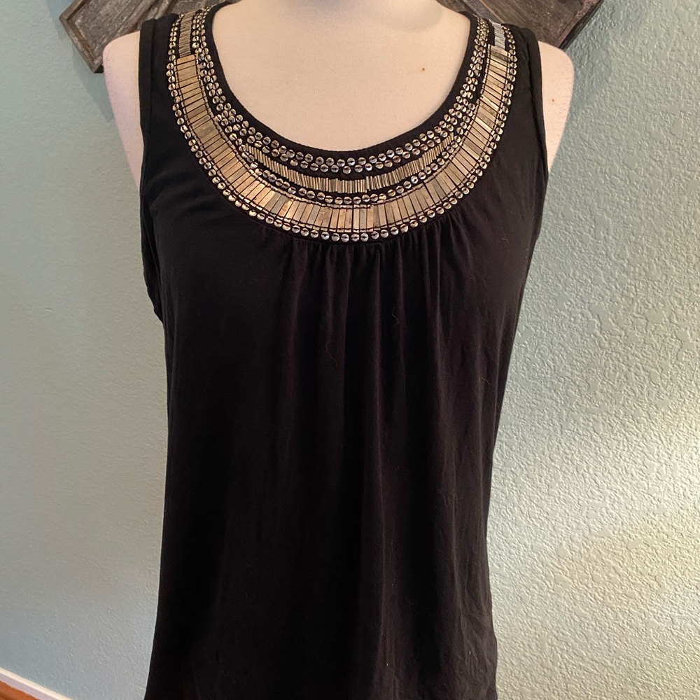 Knit Tank Necklace detail